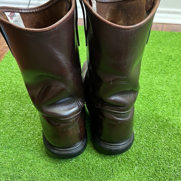 Red Wing Pecos 2231 Amber Leather Steel Toe Work Boots  Sz 10, Made in USA. EUC - Picture 4 of 11